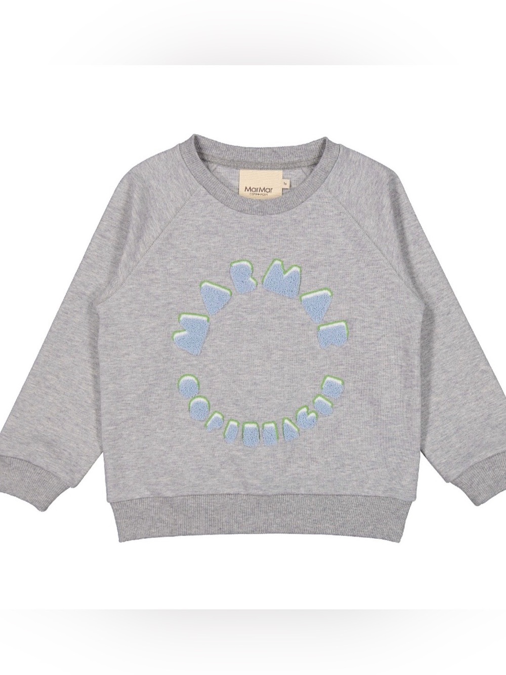 Kids' MarMar Copenhagen Blue Logo Theos Sweatshirt